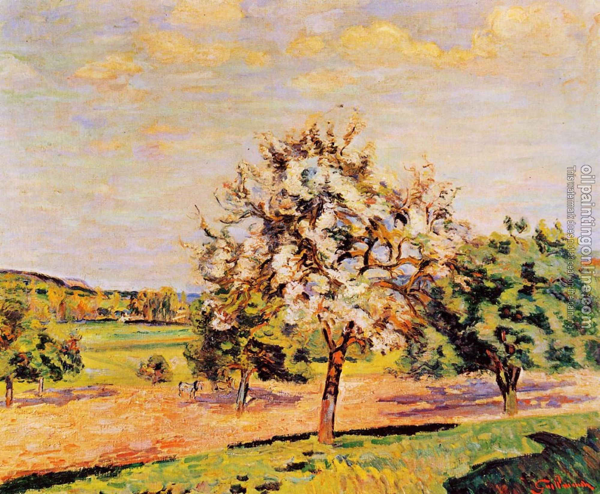 Guillaumin, Armand - Apple Trees in Bloom